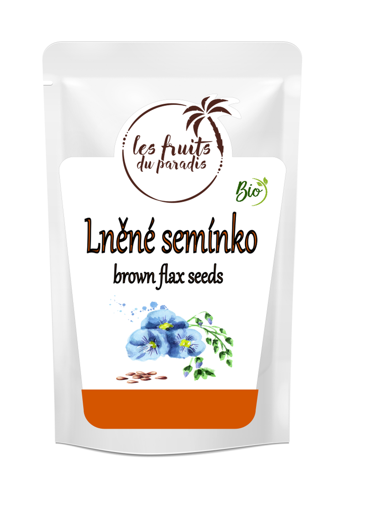 Ľanové semienko hnedé BIO 1 kg LES FRUITS DU PARADIS