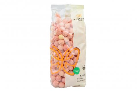 Kukuričné chrumky jogurtovo-jahodové 140 g NATURAL JIHLAVA