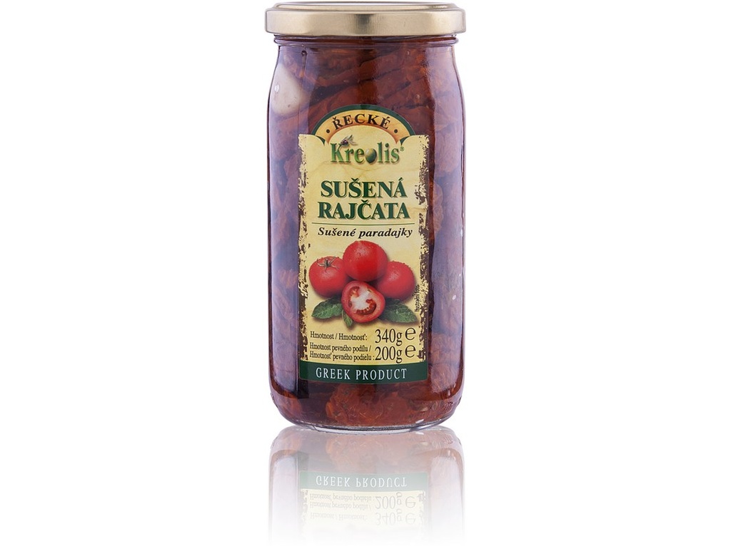 Sušené paradajky v oleji 340 g KREOLIS