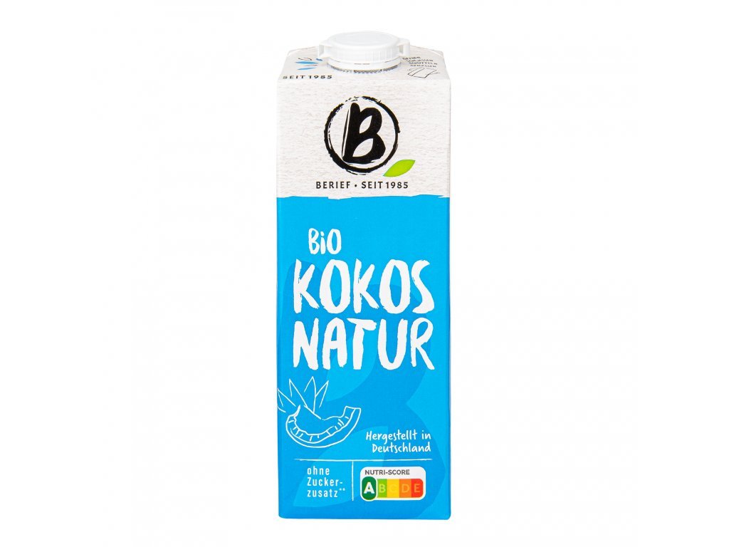 Kokosový nápoj BIO nesladený 1l, BERIEF BERIEF