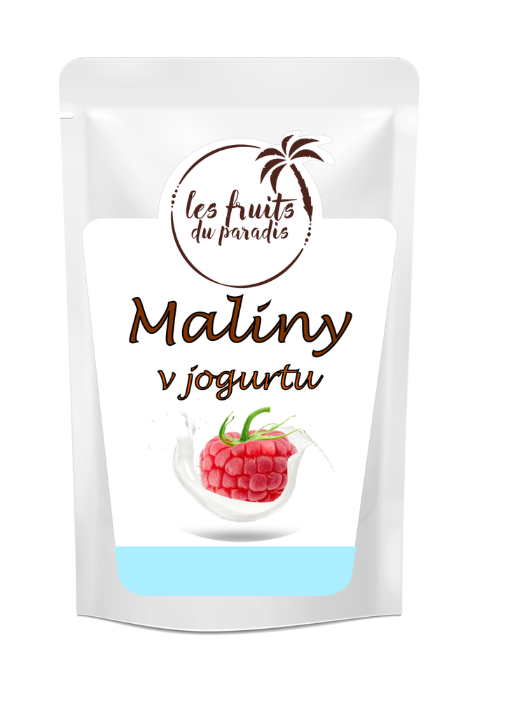 Maliny sušené mrazom v jogurte 200 g LES FRUITS DU PARADIS