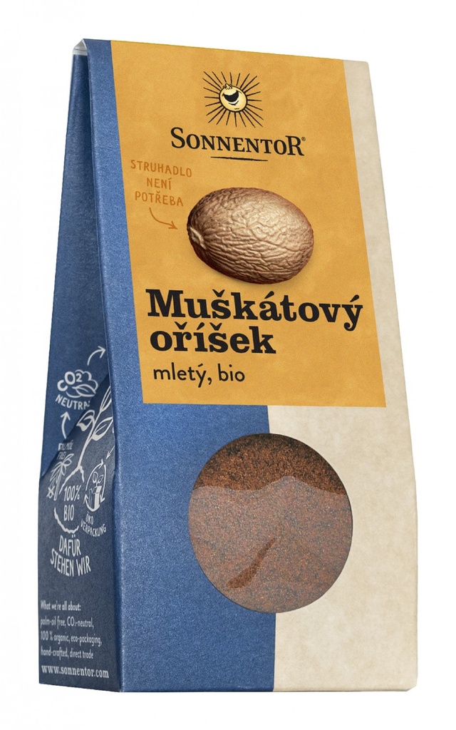 Muškátový oriešok mletý BIO 30 g SONNENTOR