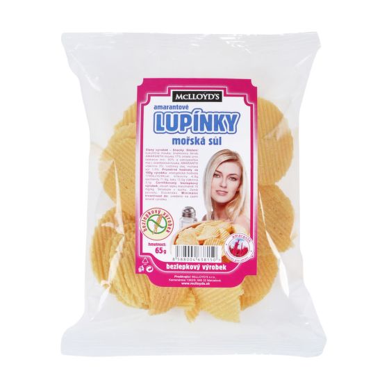 Lupínky bezl.-mořská sůl 65g, MCLLOYD´S 65 g