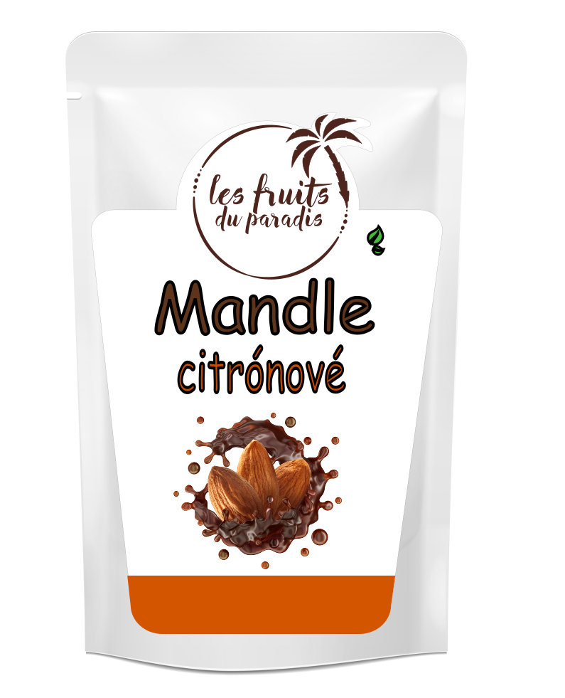 Mandle v čokoláde citrónové 1 kg LES FRUITS DU PARADIS