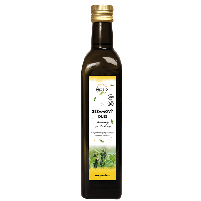 Sezamový olej lisovaný za studena BIO 500 ml PROBIO
