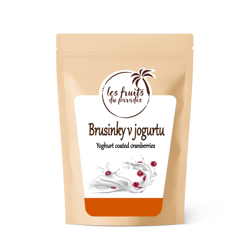 Brusnice v jogurte 200 g LES FRUITS DU PARADIS