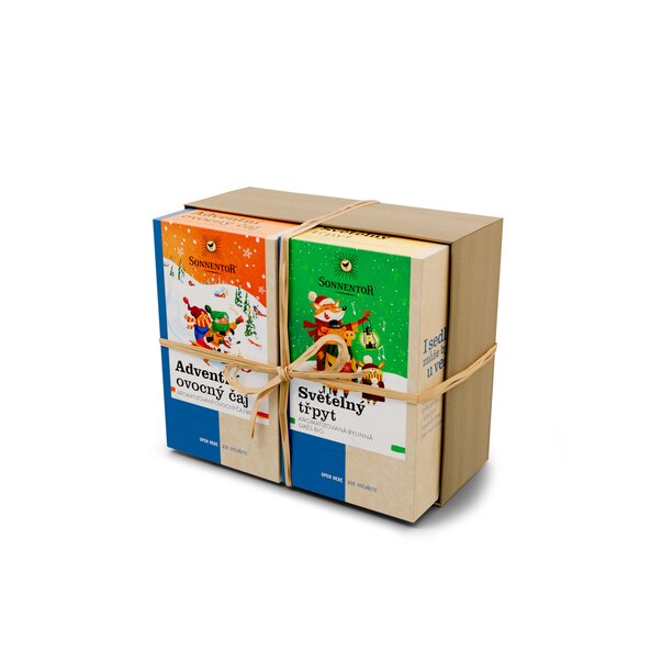 Adventný čas - darčekové balenie 2 bio čajov 77 g SONNENTOR