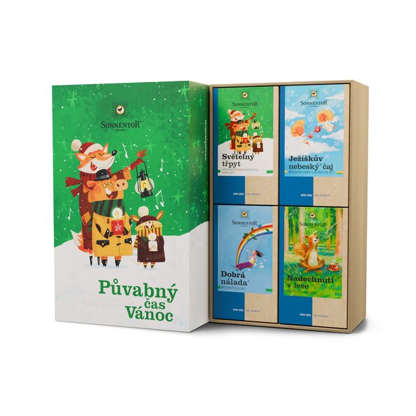 Krásny vianočný čas - darčeková čajová krabička 103 g SONNENTOR