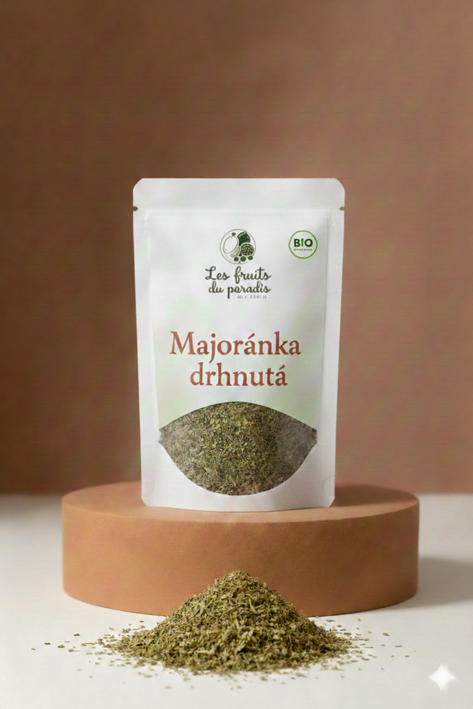 Majoránka drhnutá BIO 250 g LES FRUITS DU PARADIS
