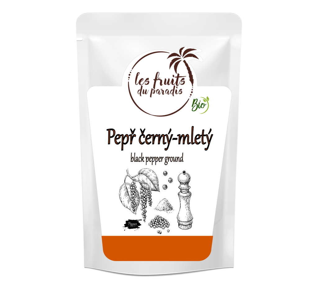 Čierne mleté korenie Bio 125g 125 g LES FRUITS DU PARADIS