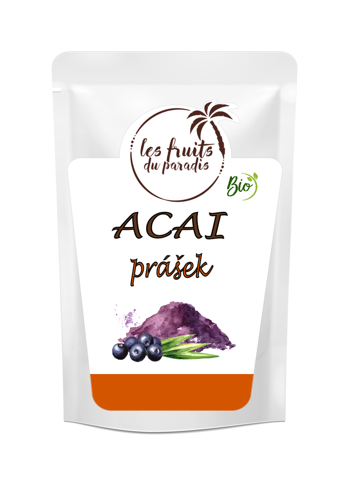 Acai prášok Bio 200 g LES FRUITS DU PARADIS