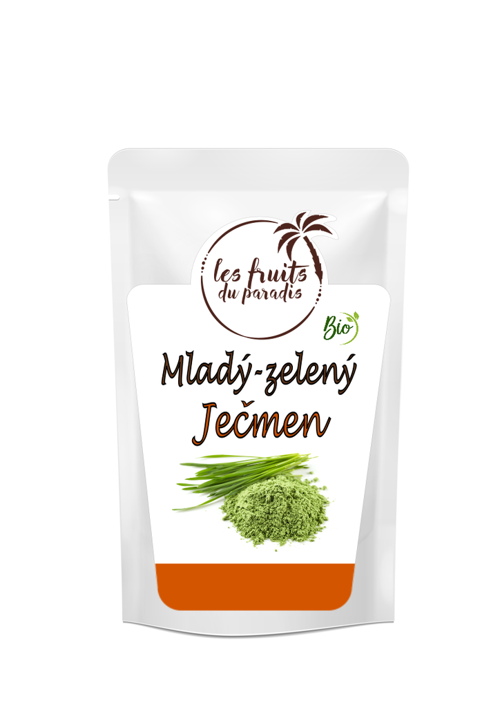 Mladý jačmeň v prášku BIO 250 g LES FRUITS DU PARADIS