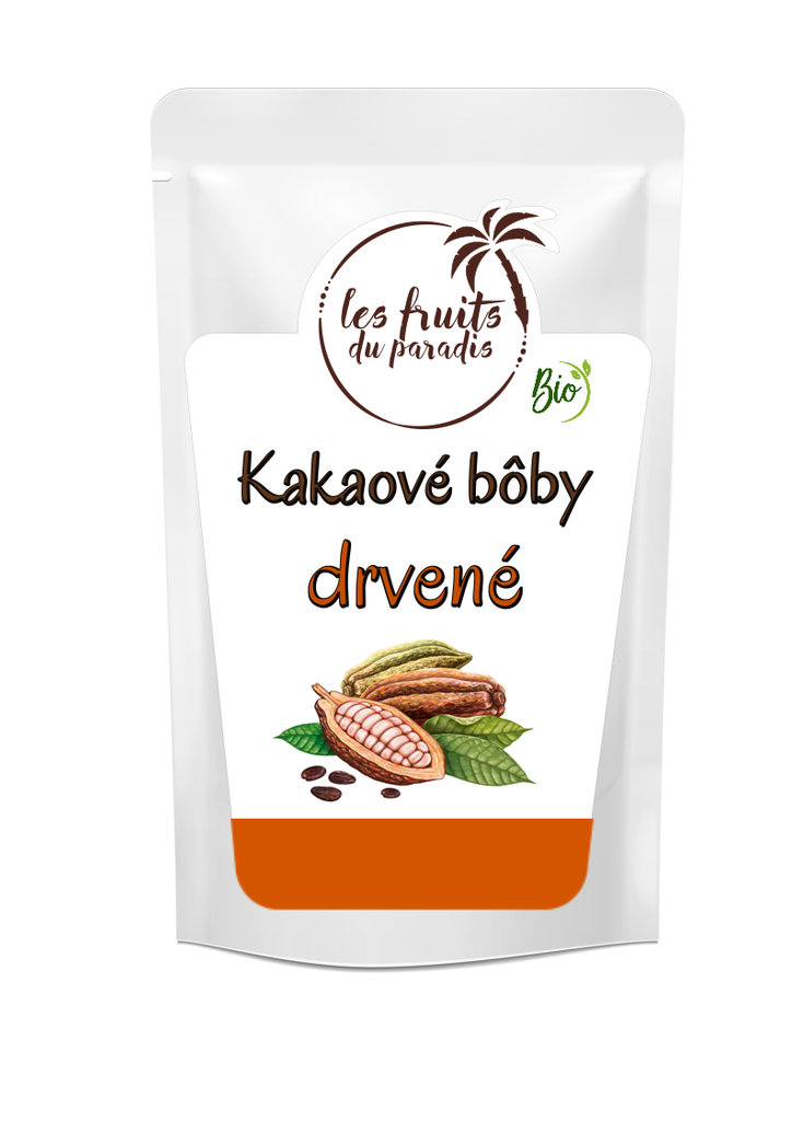 Kakaové bôby drvené RAW BIO 500 g LES FRUITS DU PARADIS
