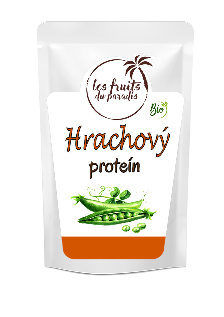 Hrachový proteín 80 % BIO 500 g LES FRUITS DU PARADIS