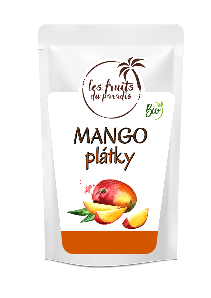 Mango plátky Bio 1 kg LES FRUITS DU PARADIS