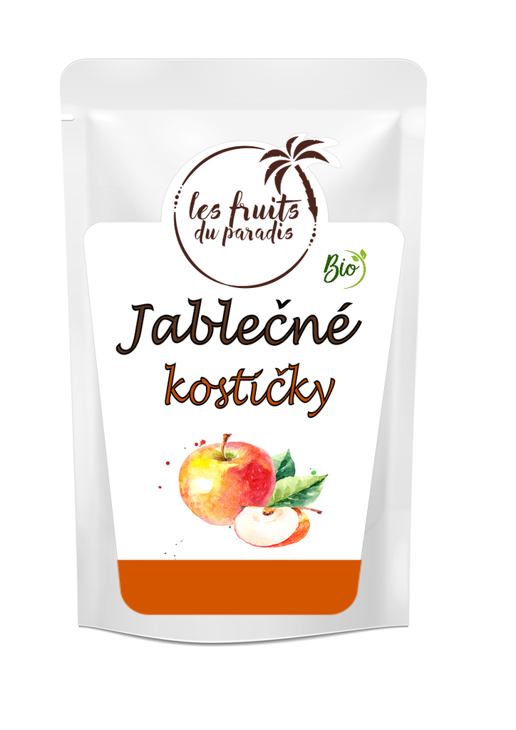 Jablkové kocky BIO 200 g LES FRUITS DU PARADIS