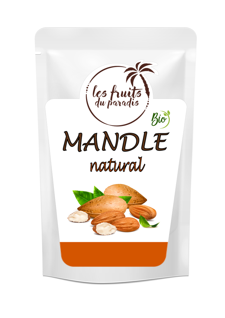 Mandle natural Bio 150 g LES FRUITS DU PARADIS