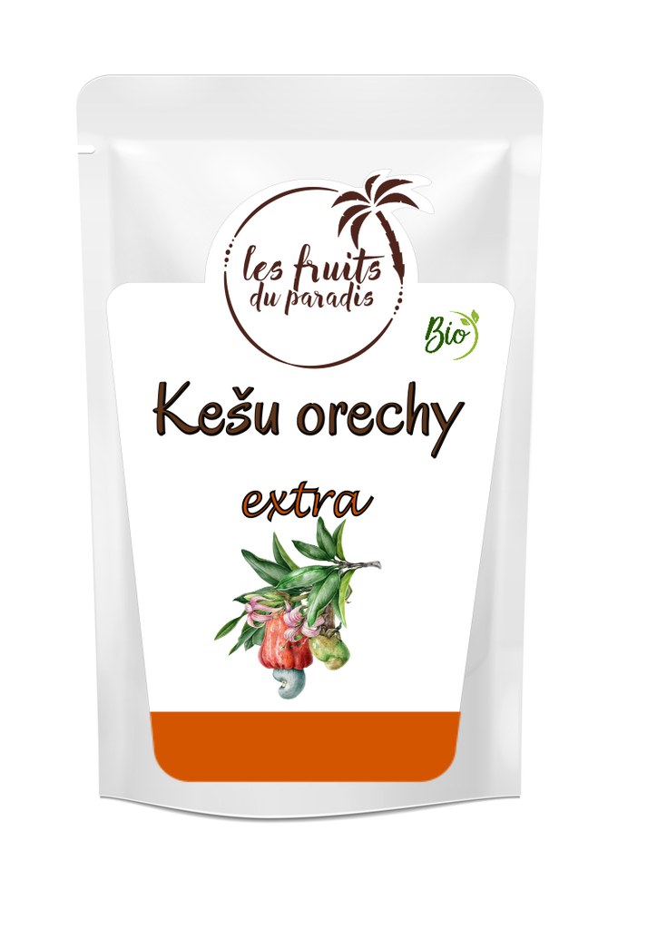 Kešu orechy W240 EXTRA BIO 100 g LES FRUITS DU PARADIS