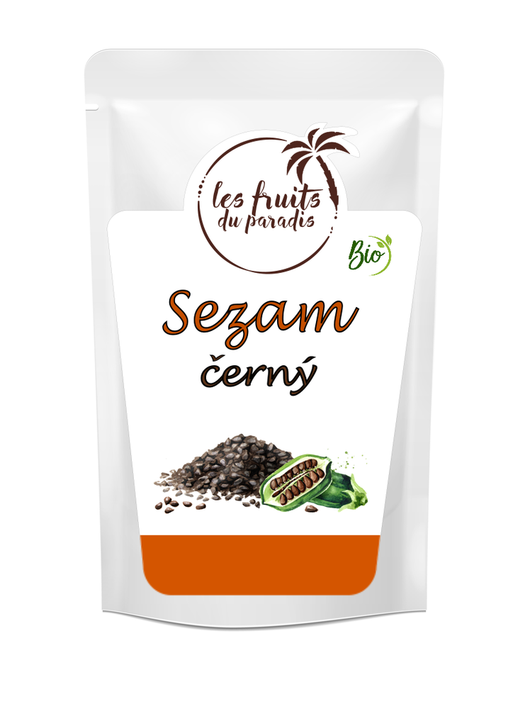 Sezam čierny BIO 500 g LES FRUITS DU PARADIS