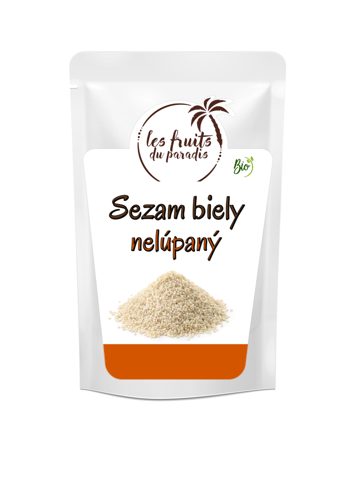 Sezam biely nelúpaný BIO 500 g LES FRUITS DU PARADIS