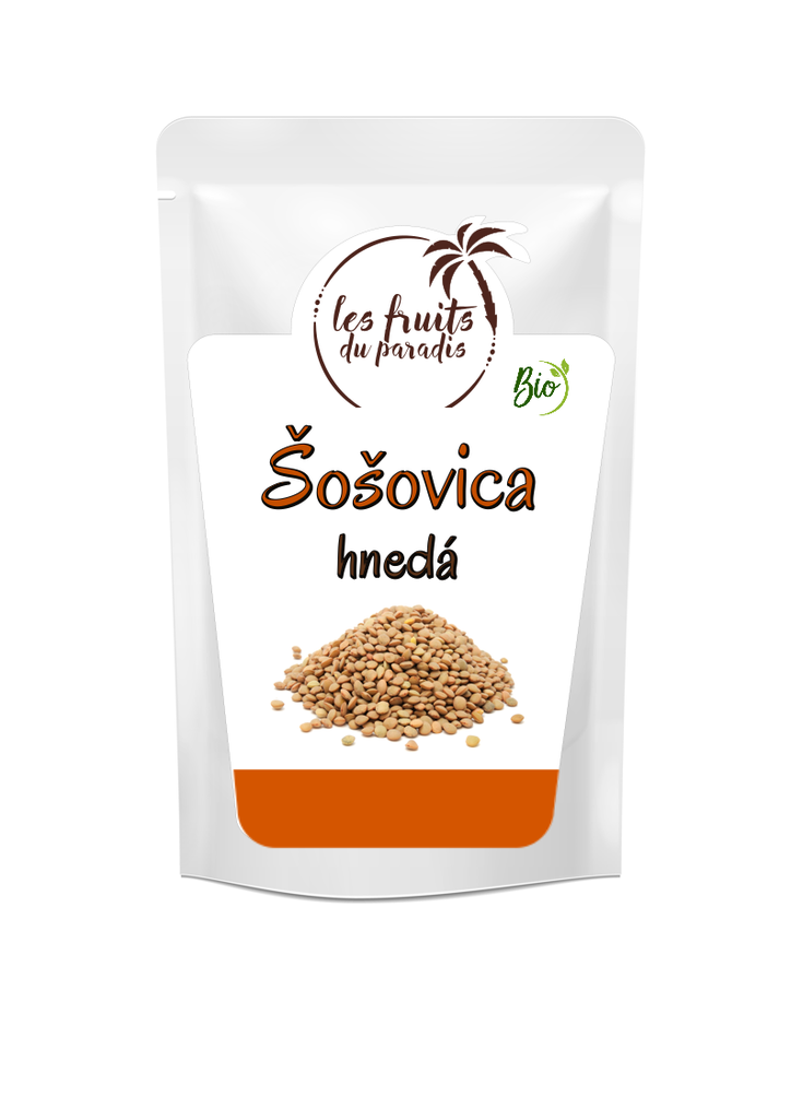 Šošovica červená nelúpaná BIO 1 kg LES FRUITS DU PARADIS