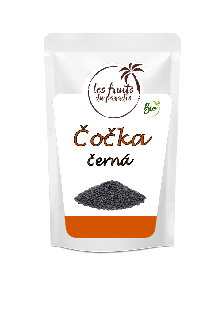 Šošovica čierna Bio 500 g LES FRUITS DU PARADIS