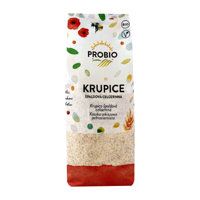Celozrnná špaldová krupica BIO 400 g PROBIO