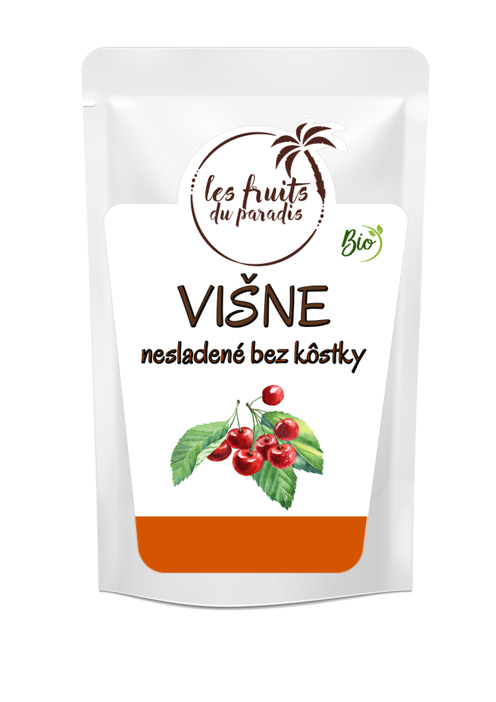 Višne bez kôstky nesladené BIO 200 g LES FRUITS DU PARADIS