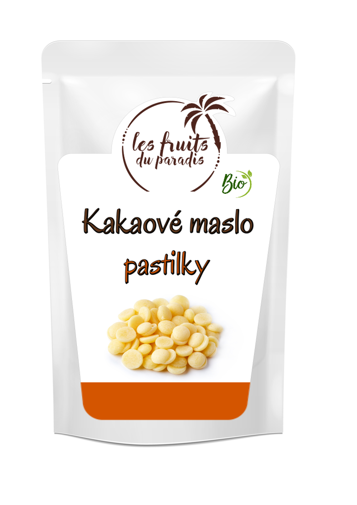 Kakaové maslo dropsy BIO 500 g LES FRUITS DU PARADIS