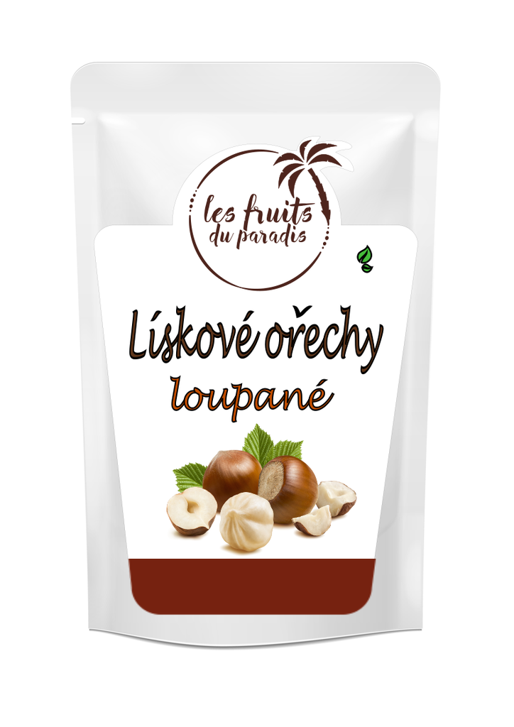 Lieskové orechy jumbo lúpané 500 g LES FRUITS DU PARADIS