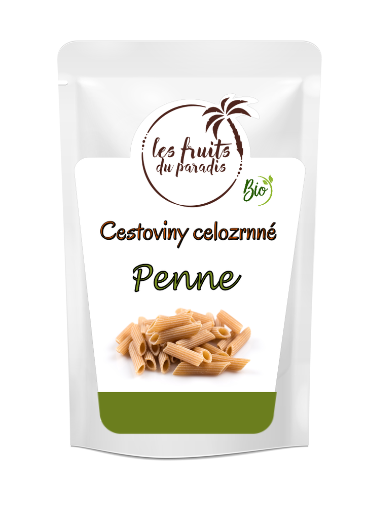 Cestoviny Penne celozrnné BIO 500 g LES FRUITS DU PARADIS