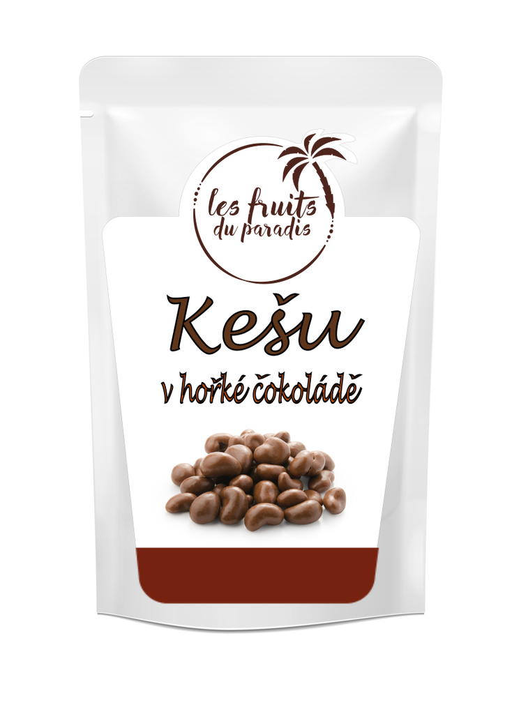 Kešu v horkej čokoláde 250 g LES FRUITS DU PARADIS