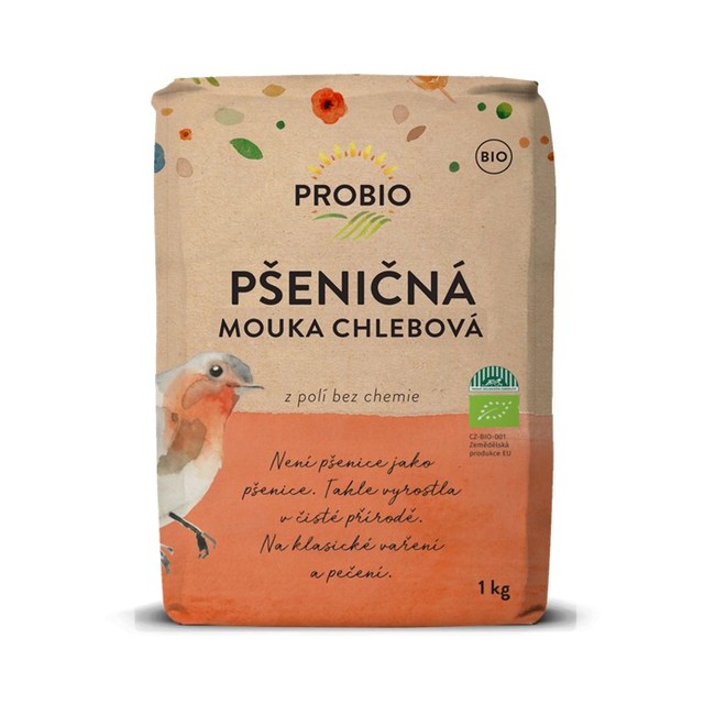 Pšeničná múka chlebová BIO 1kg, 1 kg PROBIO