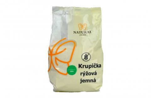 Ryžová krupica jemná 500 g NATURAL JIHLAVA