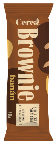 Brownie tyčinka banánová bezlepková 40 g CEREA