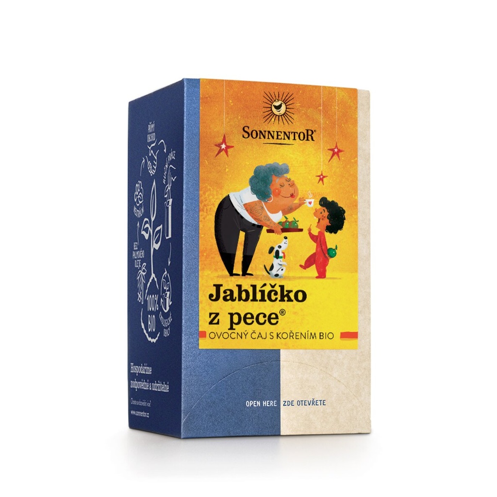 Jabĺčko z pece - ovocný čaj s korením BIO 45 g SONNENTOR