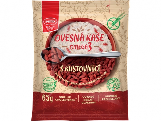 Ovsená kaša bezlepková s goji, SEMIX 65 g SEMIX