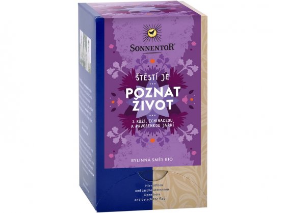 Šťastie je® poznať život bylinkový čaj BIO 27 g SONNENTOR