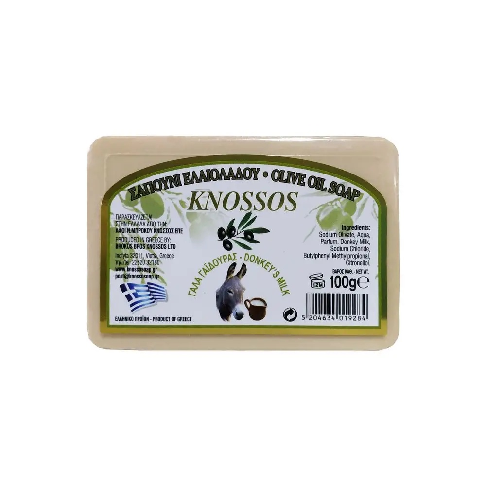 Olivové mydlo s oslím mliekom 100 g KNOSSOS