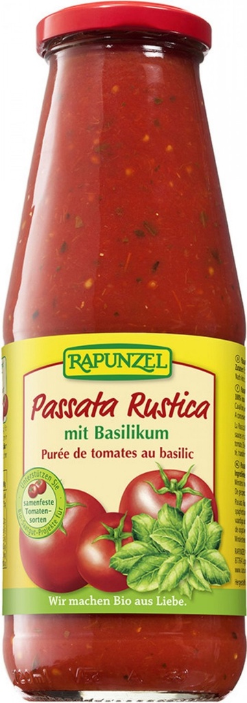 BIO passata drvené paradajky s bazalkou 680 g RAPUNZEL