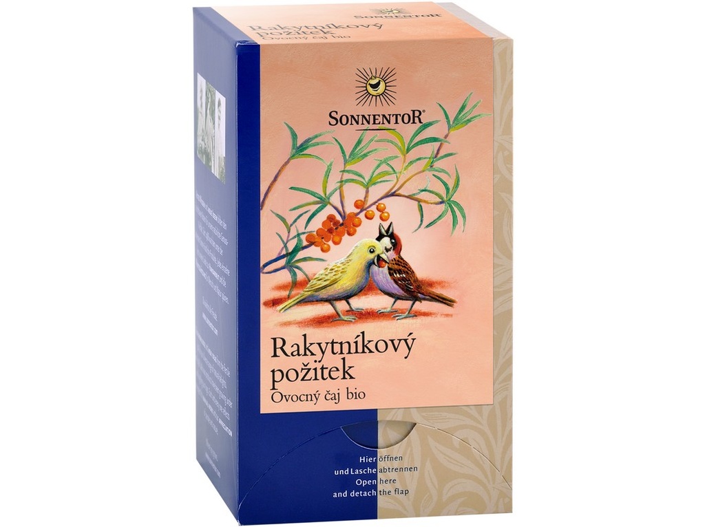 Rakytníkový pôžitok ovocný čaj BIO 54 g SONNENTOR