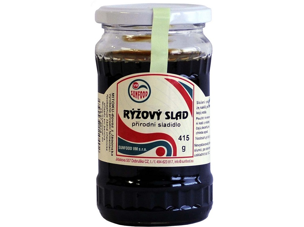 Ryžový slad 415 g SUNFOOD