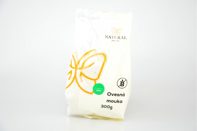 OVESNÁ MOUKA BEZ LEPKU 300g , Natural Jihlava 300 g NATURAL JIHLAVA
