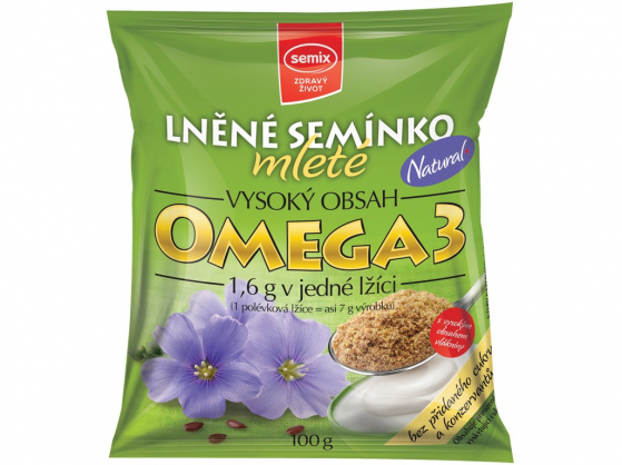 Ľanové semienko mleté 100 g SEMIX