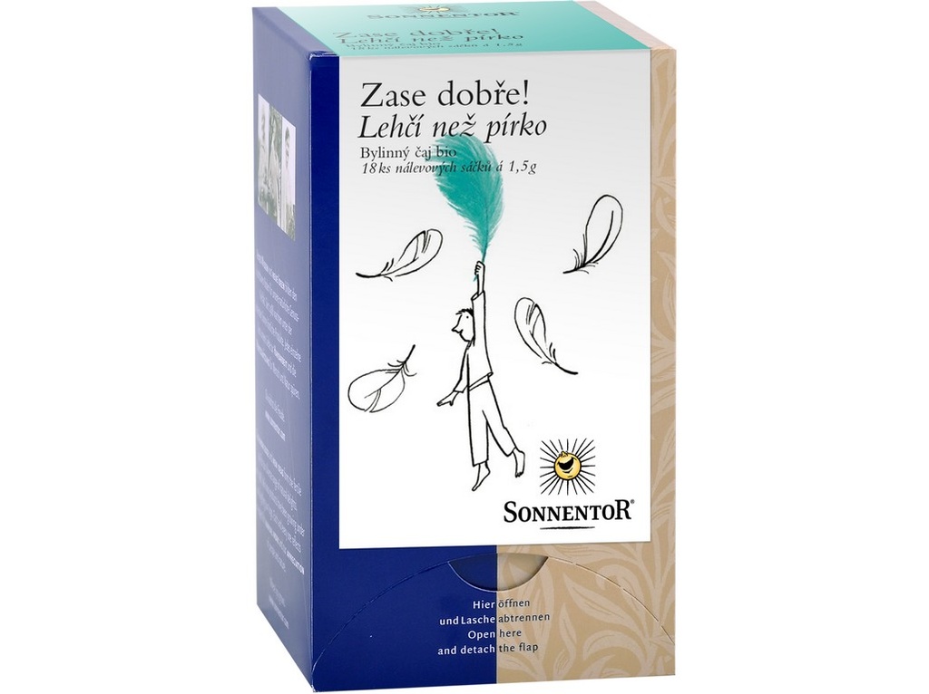 Lahší ako pierko bylinkový čaj BIO 27 g SONNENTOR