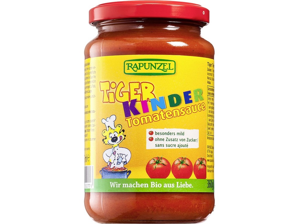 Bio TYGR detská omáčka na cestoviny RAPUNZEL 360 g RAPUNZEL