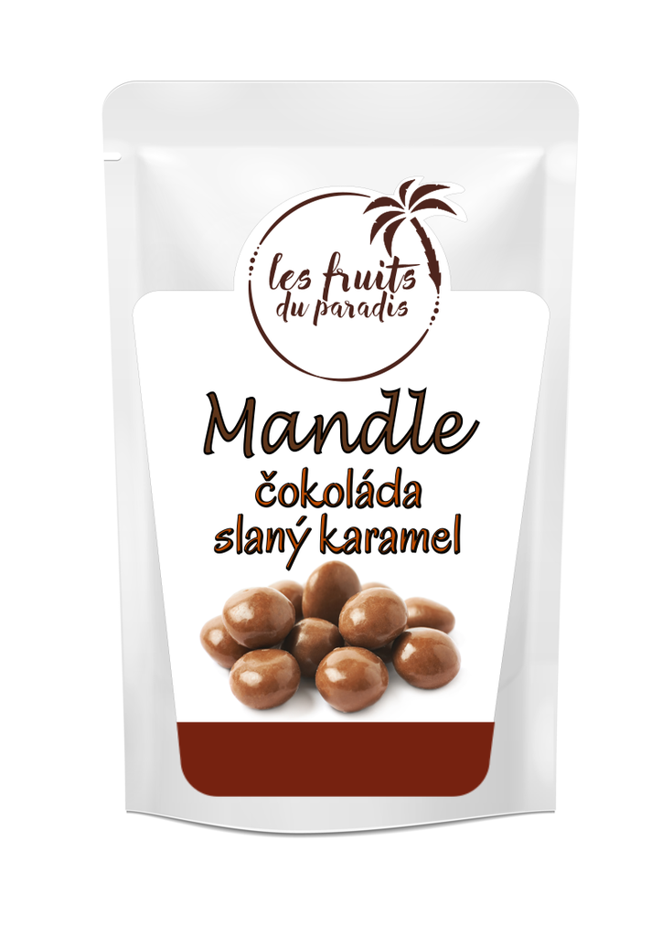 Mandle v čokoláde so slaným karamelom 1 kg LES FRUITS DU PARADIS