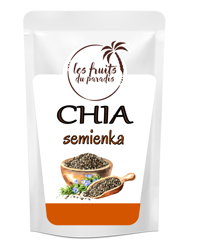 Chia semienka 1 kg LES FRUITS DU PARADIS