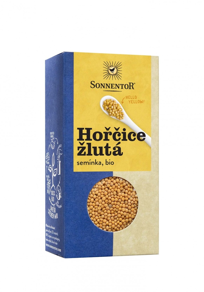 Žlté horčičné semená BIO 120 g SONNENTOR