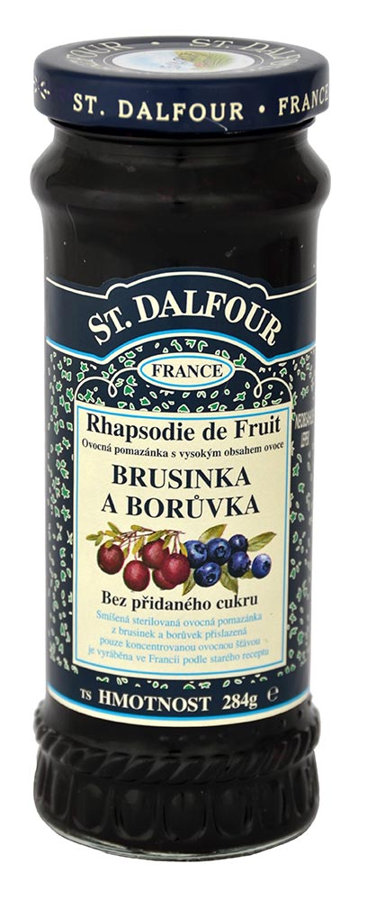Džem Brusinka borůvka 284g ST.DALFOUR 284 g